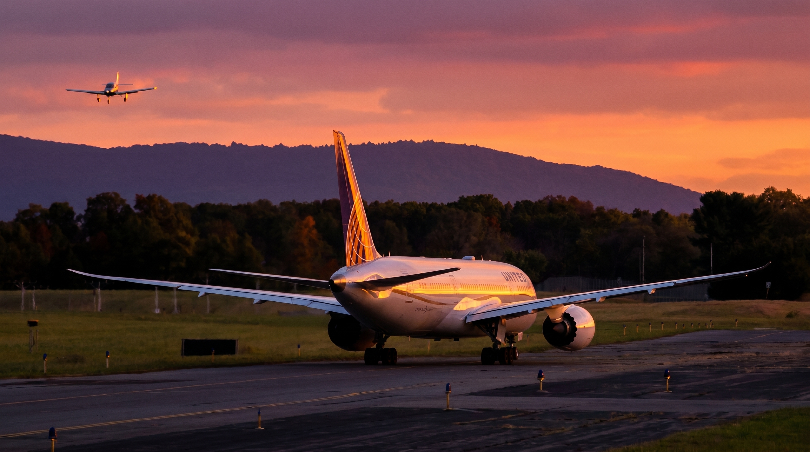 Private jet on tarmac, representing 5-Star Executive Chauffeuring airport transfer service near Winchester, VA